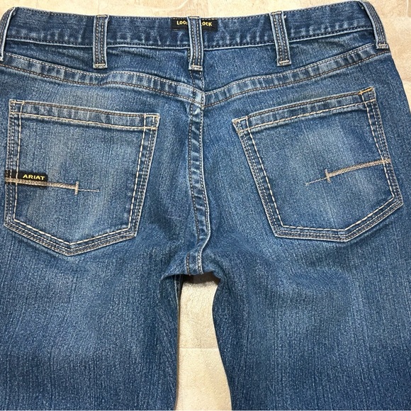 Ariat Rebar M5 Men's Straight Leg Blue Jeans 34x32 - Picture 9 of 9